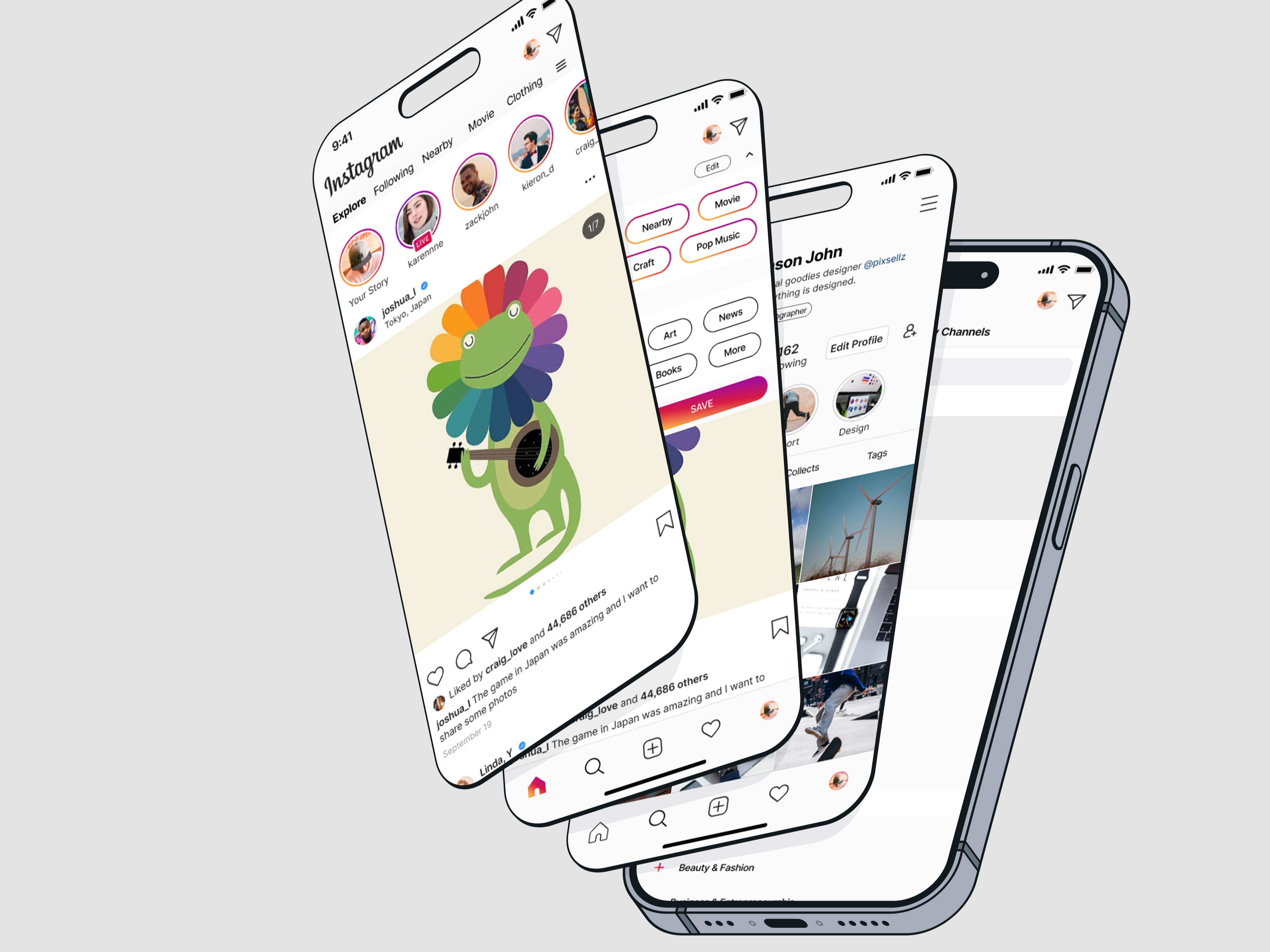uxui design instagram1212